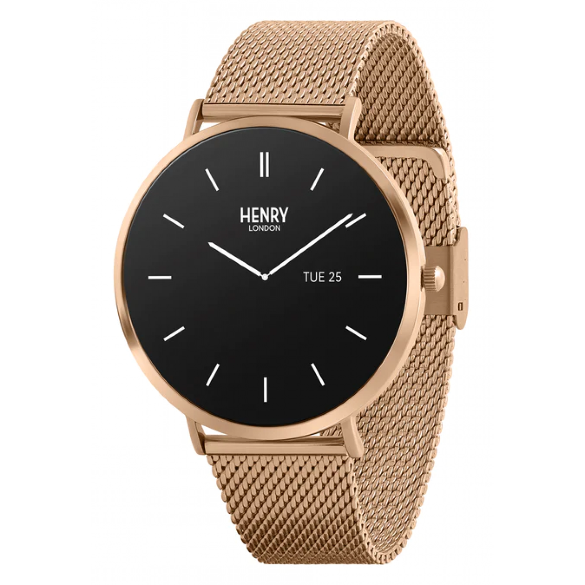 Henry London 智能手錶 HSL001 (玫瑰色和玫瑰網帶)